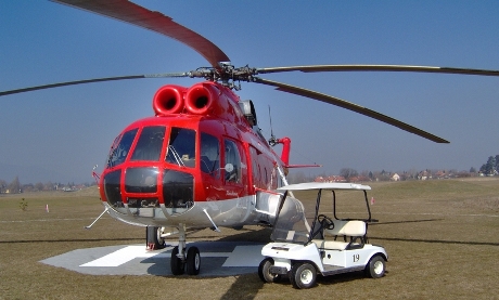 Mi-8 a gödi heliporton helikopter.460